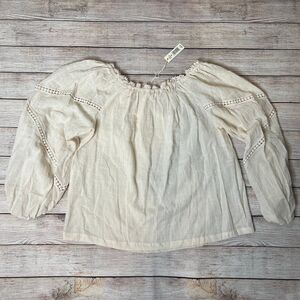 Max Studio Boho Peasant Blouse